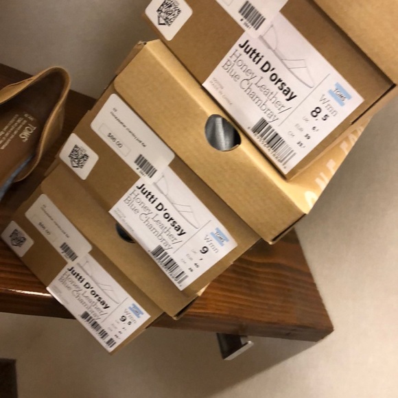 Toms jutti d’orsay honey leather/blue chambray - Picture 4 of 6